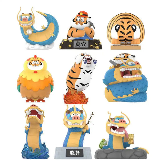 I Am Not Fat Tiger Long Teng Hu Yue Series Minifiguren 9 cm Display (8) - Smalltinytoystore
