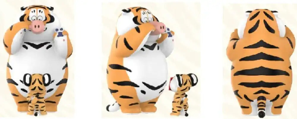 I Am Not Fat Tiger Roaring Love Series Minifiguren 9 cm Display (8) - Smalltinytoystore