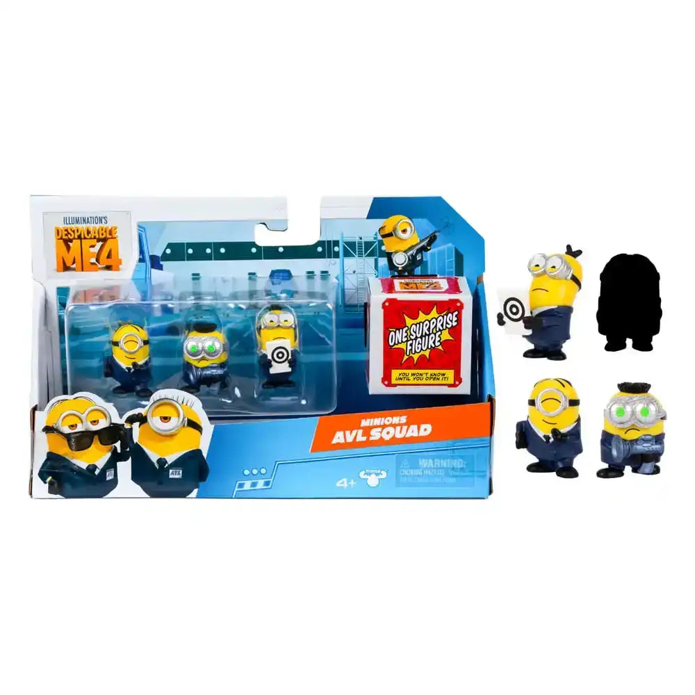 Ich - Einfach Unverbesserlich 4 Mini Figuren 4er-Pack AVL 5 cm - Smalltinytoystore