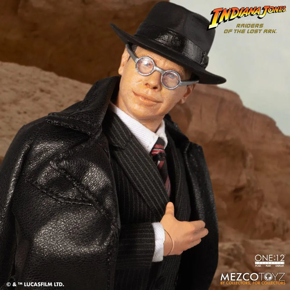 Indiana Jones Actionfigur 1/12 Major Toht and Ark of the Covenant Deluxe Boxed Set 16 cm - Smalltinytoystore