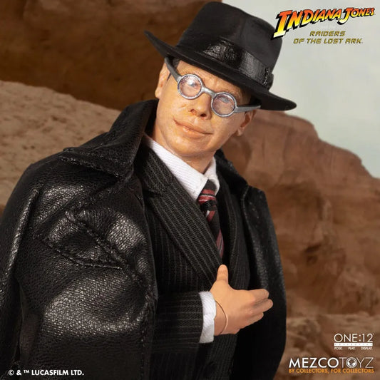 Indiana Jones Actionfigur 1/12 Major Toht and Ark of the Covenant Deluxe Boxed Set 16 cm - Smalltinytoystore