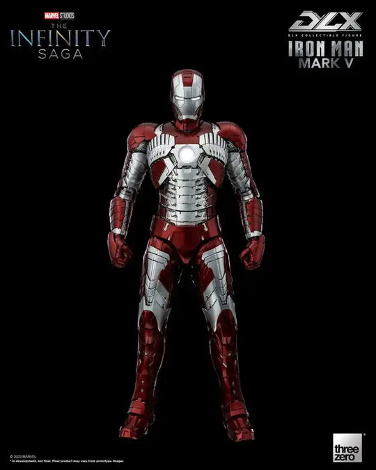 Infinity Saga DLX Actionfigur 1/12 Iron Man Mark 5 17 cm - Smalltinytoystore