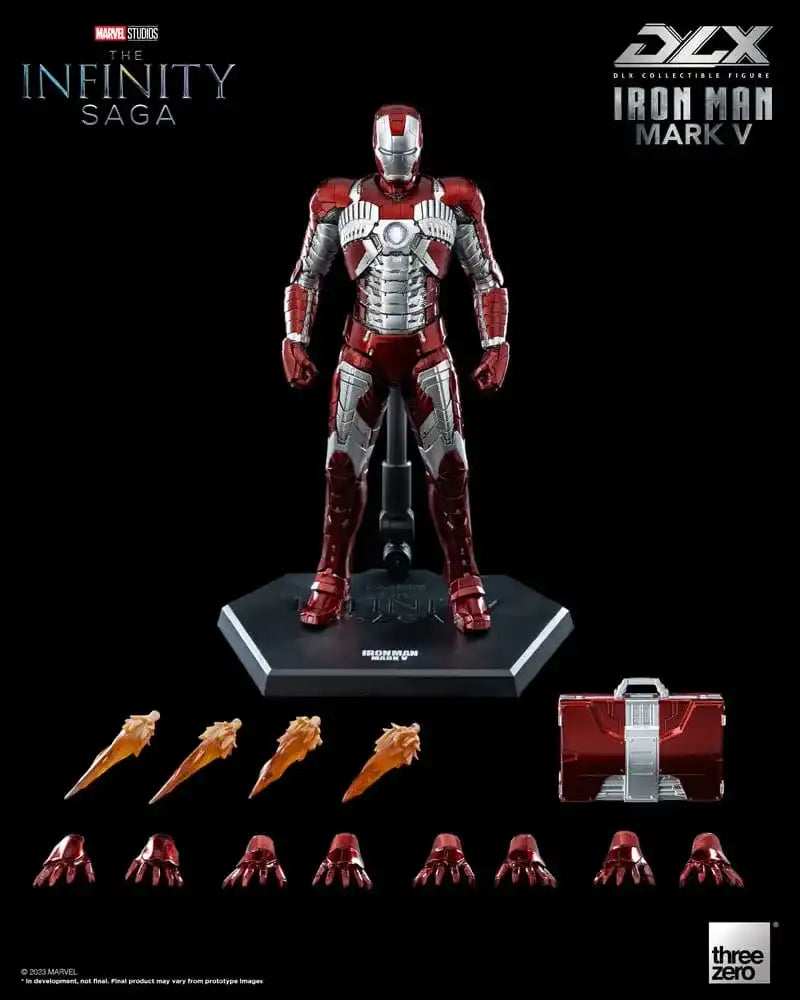 Infinity Saga DLX Actionfigur 1/12 Iron Man Mark 5 17 cm - Smalltinytoystore