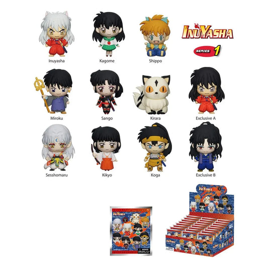 Inuyasha PVC-Taschenanhänger Series 1 Display (24) - Smalltinytoystore