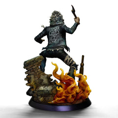 Iron Maiden Art Scale Statue 1/10 Eddie 50th Year Anniversary 22 cm - Smalltinytoystore