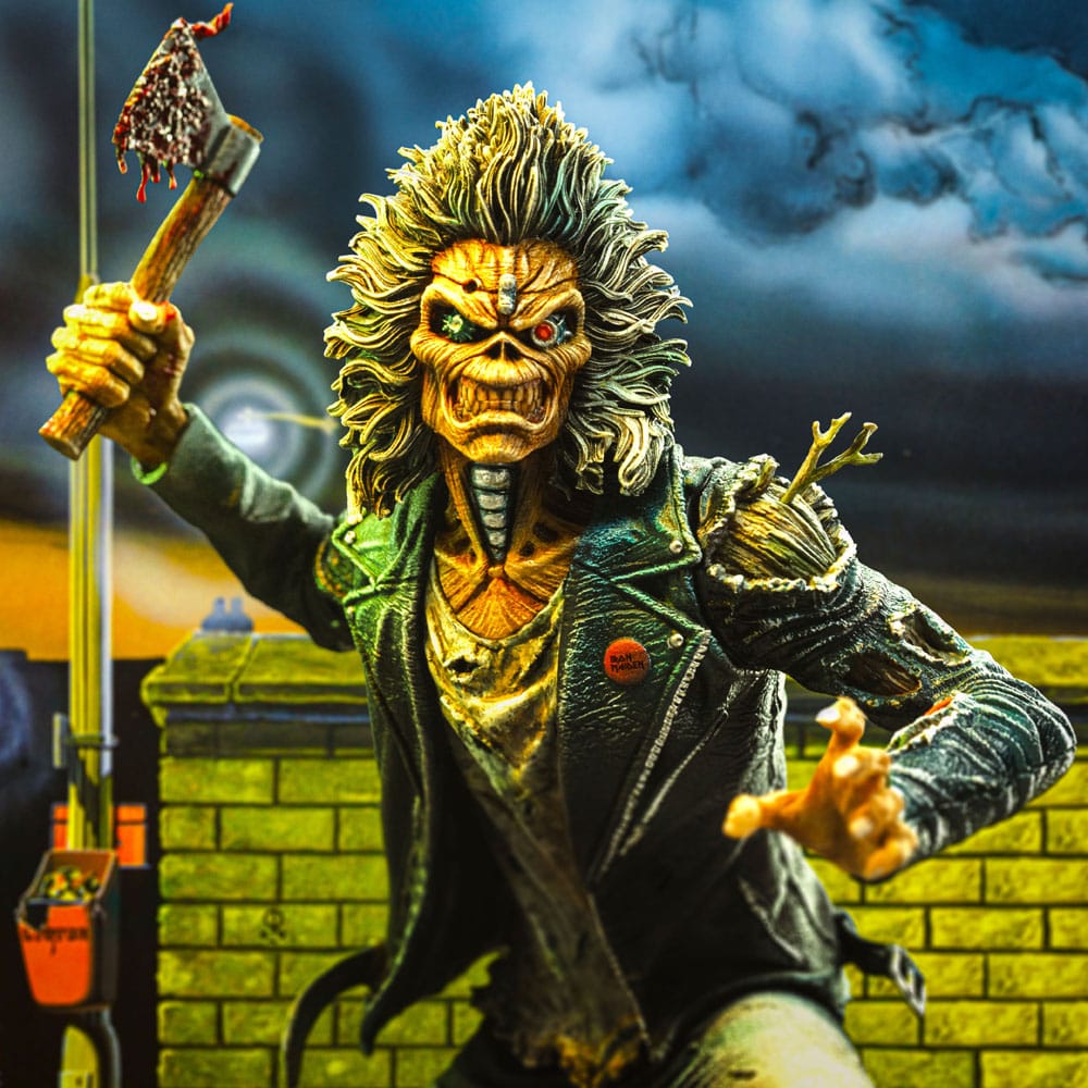 Iron Maiden Art Scale Statue 1/10 Eddie 50th Year Anniversary 22 cm - Smalltinytoystore