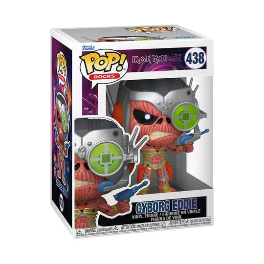 Iron Maiden POP! Rocks Vinyl Figur Cyborg 9 cm - Smalltinytoystore