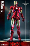 Iron Man 2 1/4 Iron Man Mark IV 49 cm HOT TOYS - Smalltinytoystore