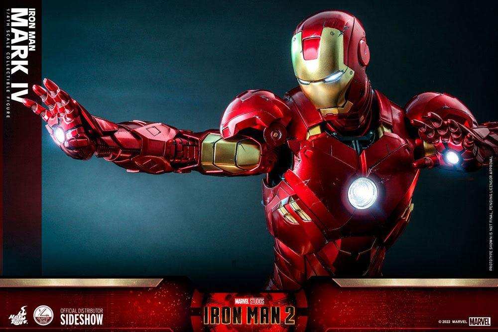 Iron Man 2 1/4 Iron Man Mark IV 49 cm - Smalltinytoystore