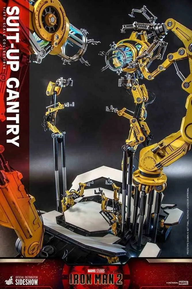 Iron Man 2 Accessories Collection Series Zubehör-Set Iron Man Suit-Up Gantry HOT TOYS - Smalltinytoystore
