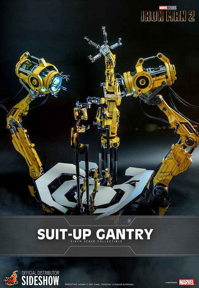 Iron Man 2 Accessories Collection Series Zubehör-Set Iron Man Suit-Up Gantry - Smalltinytoystore