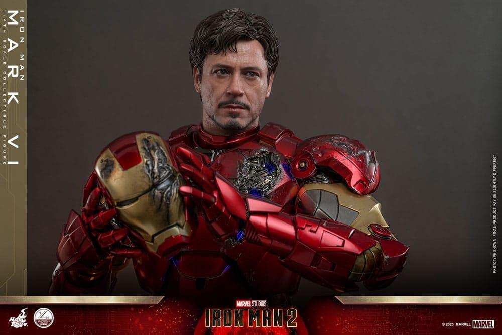 Iron Man 2 Actionfigur 1/4 Iron Man Mark VI 48 cm HOT TOYS - Smalltinytoystore