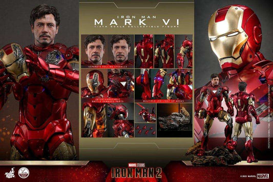 Iron Man 2 Actionfigur 1/4 Iron Man Mark VI 48 cm HOT TOYS - Smalltinytoystore