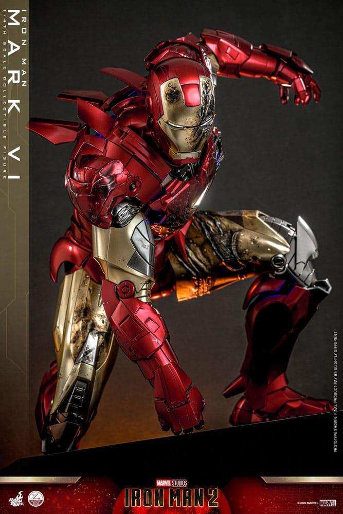 Iron Man 2 Actionfigur 1/4 Iron Man Mark VI 48 cm HOT TOYS - Smalltinytoystore