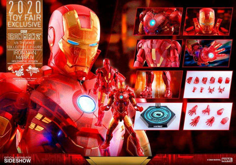 Iron Man 2: Iron Man Mark IV (Holographic Version) - 2020 Toy Fair Exclusive Movie Masterpiece - Smalltinytoystore