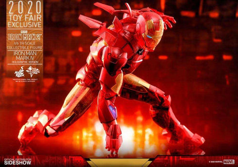 Iron Man 2: Iron Man Mark IV (Holographic Version) - 2020 Toy Fair Exclusive Movie Masterpiece - Smalltinytoystore