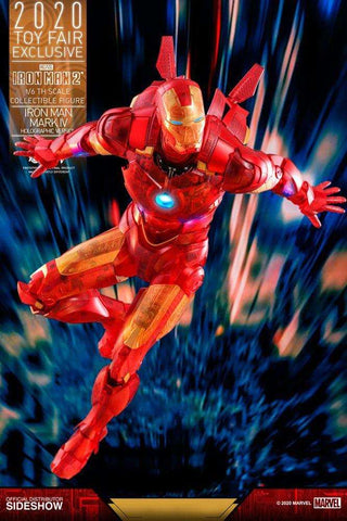 Iron Man 2: Iron Man Mark IV (Holographic Version) - 2020 Toy Fair Exclusive Movie Masterpiece - Smalltinytoystore