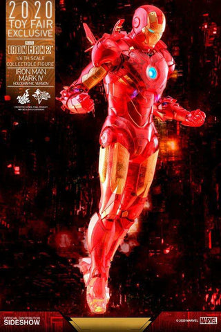 Iron Man 2: Iron Man Mark IV (Holographic Version) - 2020 Toy Fair Exclusive Movie Masterpiece - Smalltinytoystore