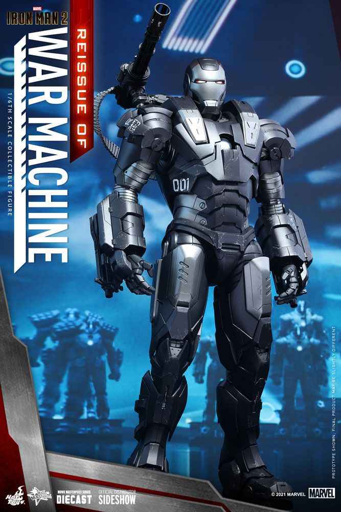 Iron Man 2 Movie Masterpiece 1/6 War Machine 32 cm - Smalltinytoystore