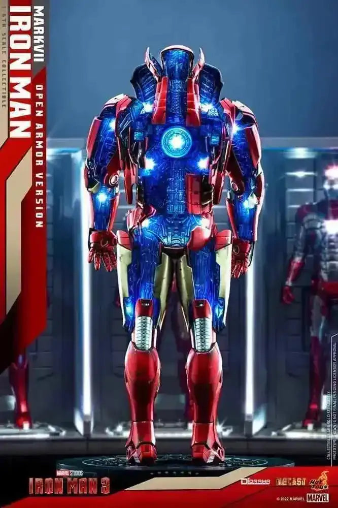 Iron Man 3 Diorama 1/6 Iron Man Mark VII (Op Armor Version) 32 cm HOT TOYS - Smalltinytoystore