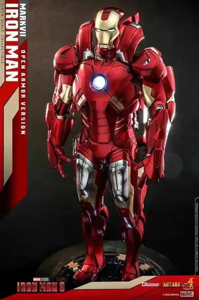 Iron Man 3 Diorama 1/6 Iron Man Mark VII (Op Armor Version) 32 cm HOT TOYS - Smalltinytoystore