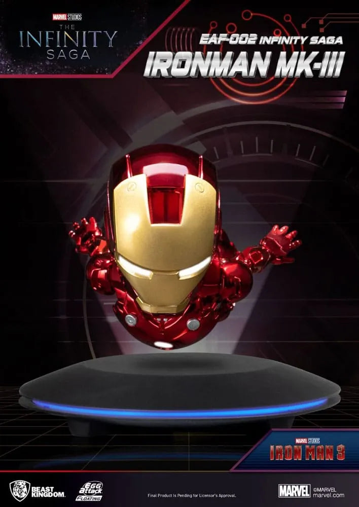 Iron Man 3 Egg Attack Schwebe-Modell Iron Man Mark III 16 cm - Smalltinytoystore