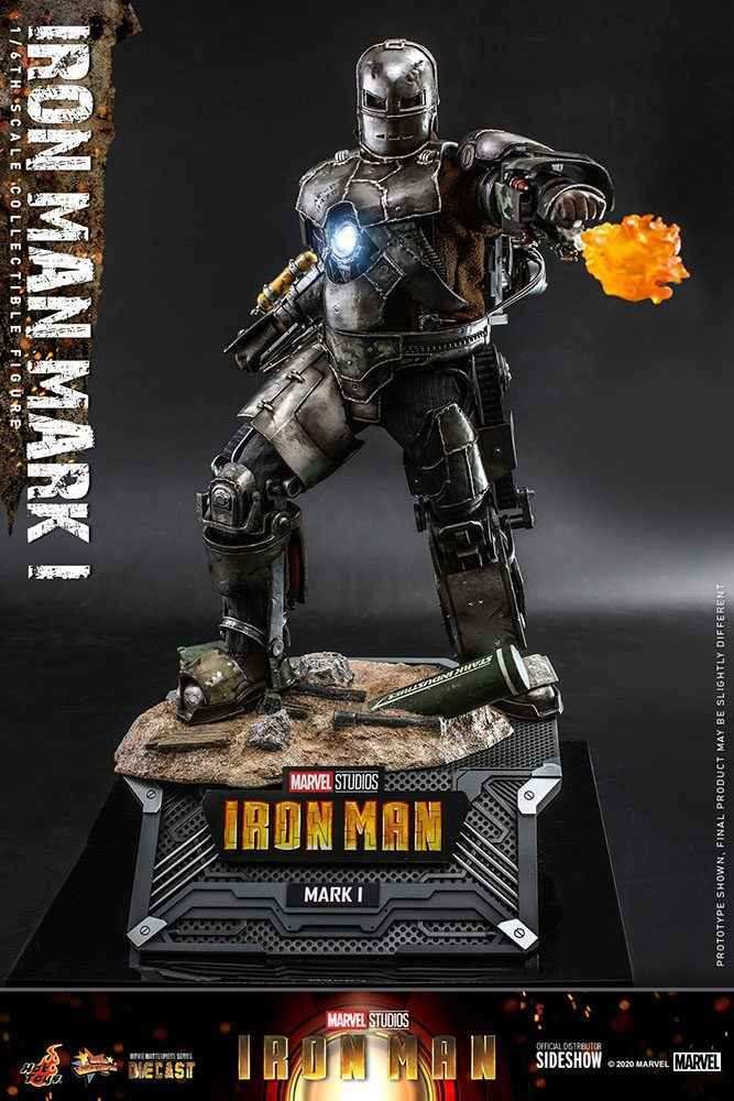 Iron Man Movie Masterpiece 1/6 Iron Man Mark I 30 cm HOT TOYS - Smalltinytoystore