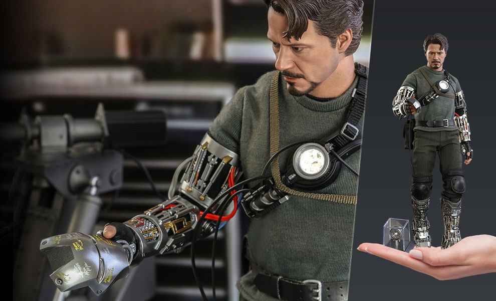 Iron Man Movie Masterpiece 1/6 Tony Stark (Mech Test Deluxe Version) 30 cm - Smalltinytoystore