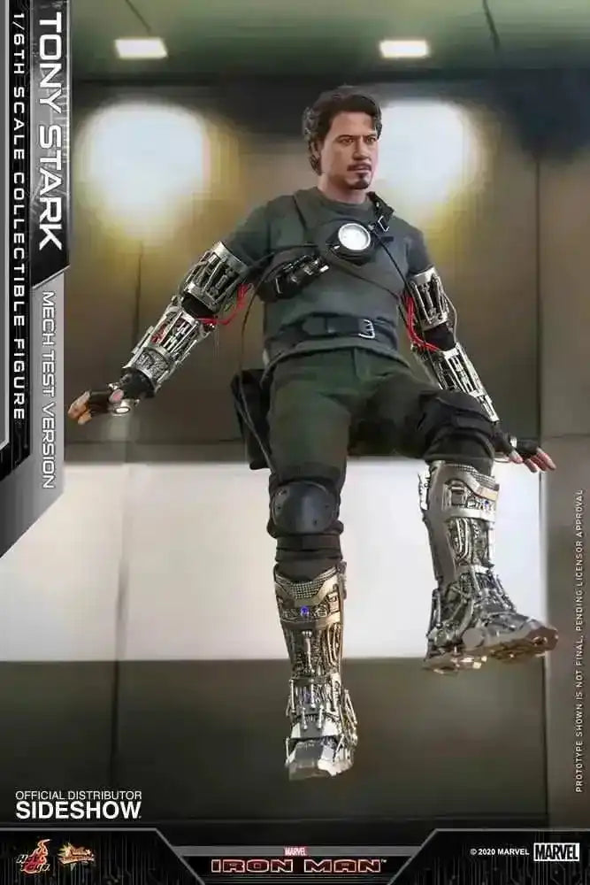 Iron Man Movie Masterpiece 1/6 Tony Stark (Mech Test Version) 30 cm HOT TOYS - Smalltinytoystore