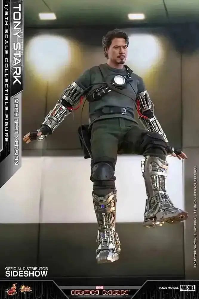 Iron Man Movie Masterpiece 1/6 Tony Stark (Mech Test Version) 30 cm HOT TOYS - Smalltinytoystore
