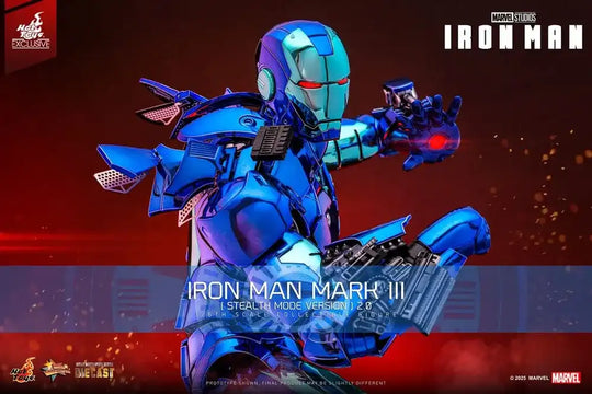 Iron Man Movie Masterpiece Diecast Actionfigur 1/6 Iron Man Mark III (Stealth Mode Ver.) 2.0 Hot Toys Exclusive 33 cm - Smalltinytoystore