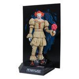 It: Welcome to Derry Movie Maniacs PVC Statue Pennywise (Flashback) (Gold Label) 16 cm - Smalltinytoystore
