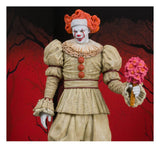 It: Welcome to Derry Movie Maniacs PVC Statue Pennywise (Flashback) (Gold Label) 16 cm - Smalltinytoystore