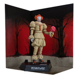 It: Welcome to Derry Movie Maniacs PVC Statue Pennywise (Flashback) (Gold Label) 16 cm - Smalltinytoystore