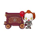 It-Welcome to Derry POP! Town Vinyl Figur Pennywise & Wagon 9 cm - Smalltinytoystore