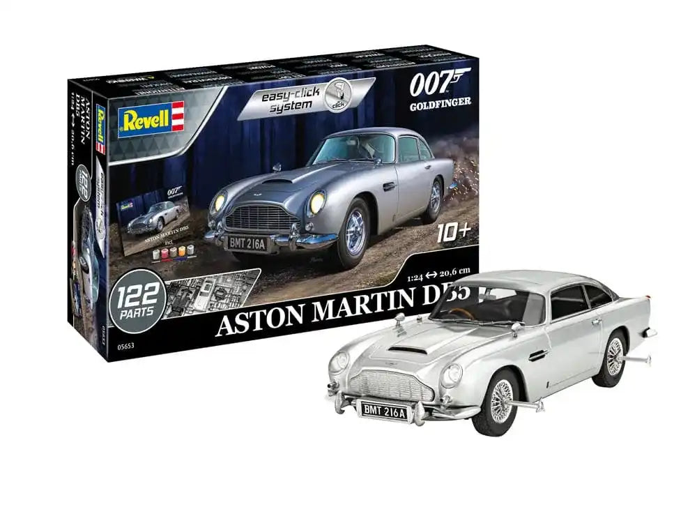 James Bond Modellbausatz Geschenkset 1/24 Aston Martin DB5 (Goldfinger) - Smalltinytoystore