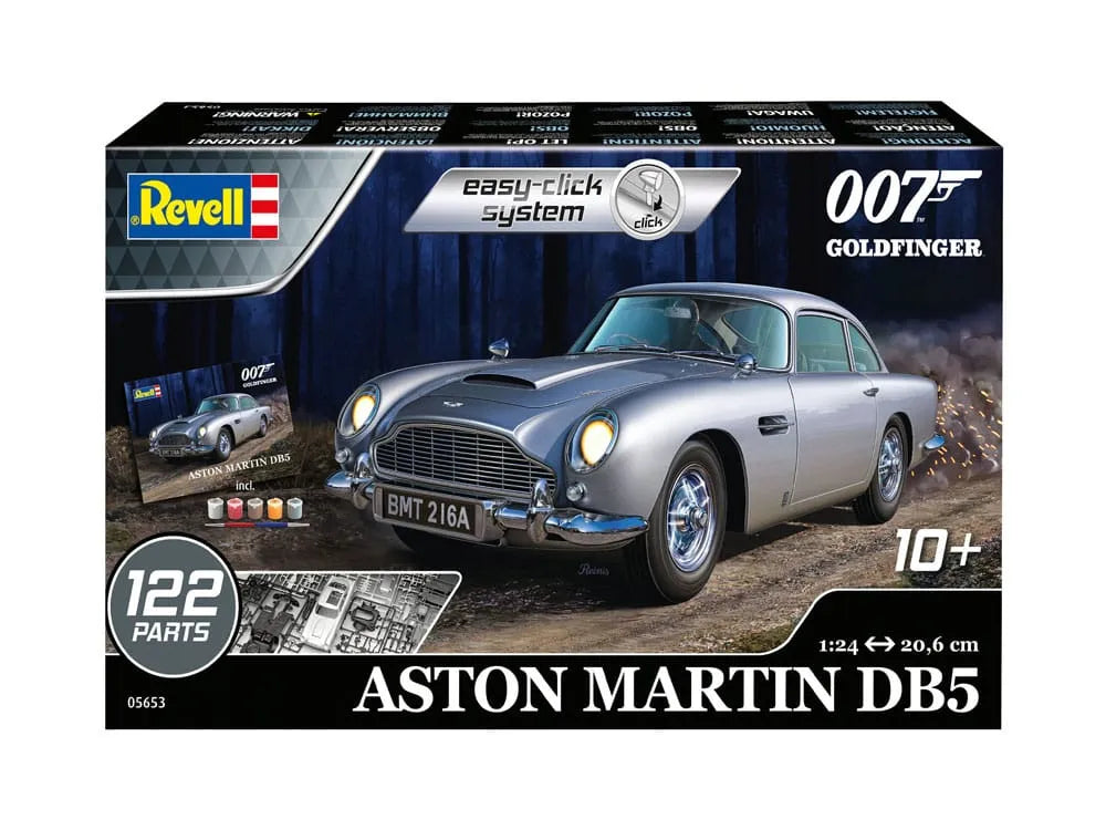 James Bond Modellbausatz Geschenkset 1/24 Aston Martin DB5 (Goldfinger) - Smalltinytoystore