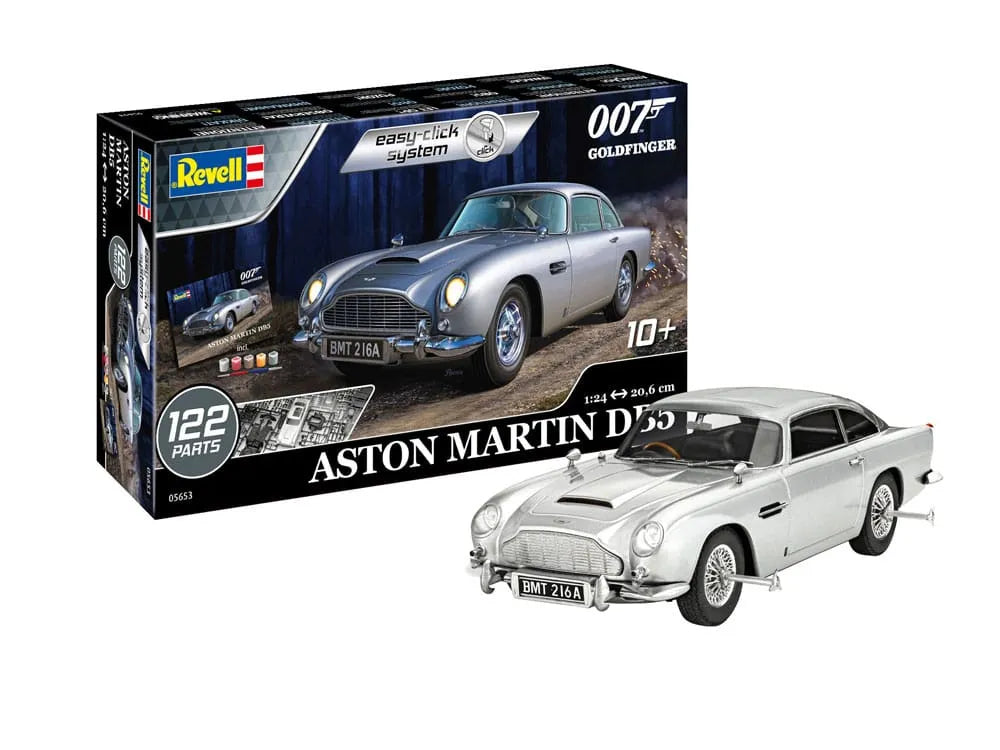 James Bond Modellbausatz Geschenkset 1/24 Aston Martin DB5 (Goldfinger) - Smalltinytoystore
