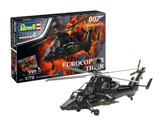 James Bond Modellbausatz Geschenkset 1/72 Eurocopter Tiger (GoldenEye) - Smalltinytoystore