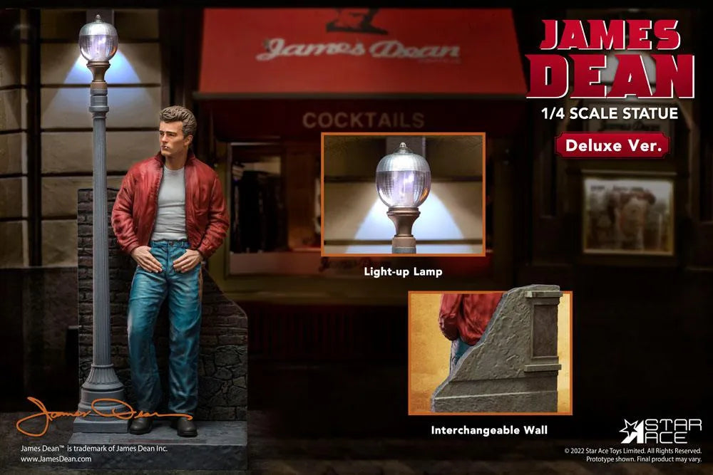 James Dean Superb My Favourite Legend Series Statue 1/4 James Dean (Red jacket) Deluxe Ver. 52 cm - Smalltinytoystore