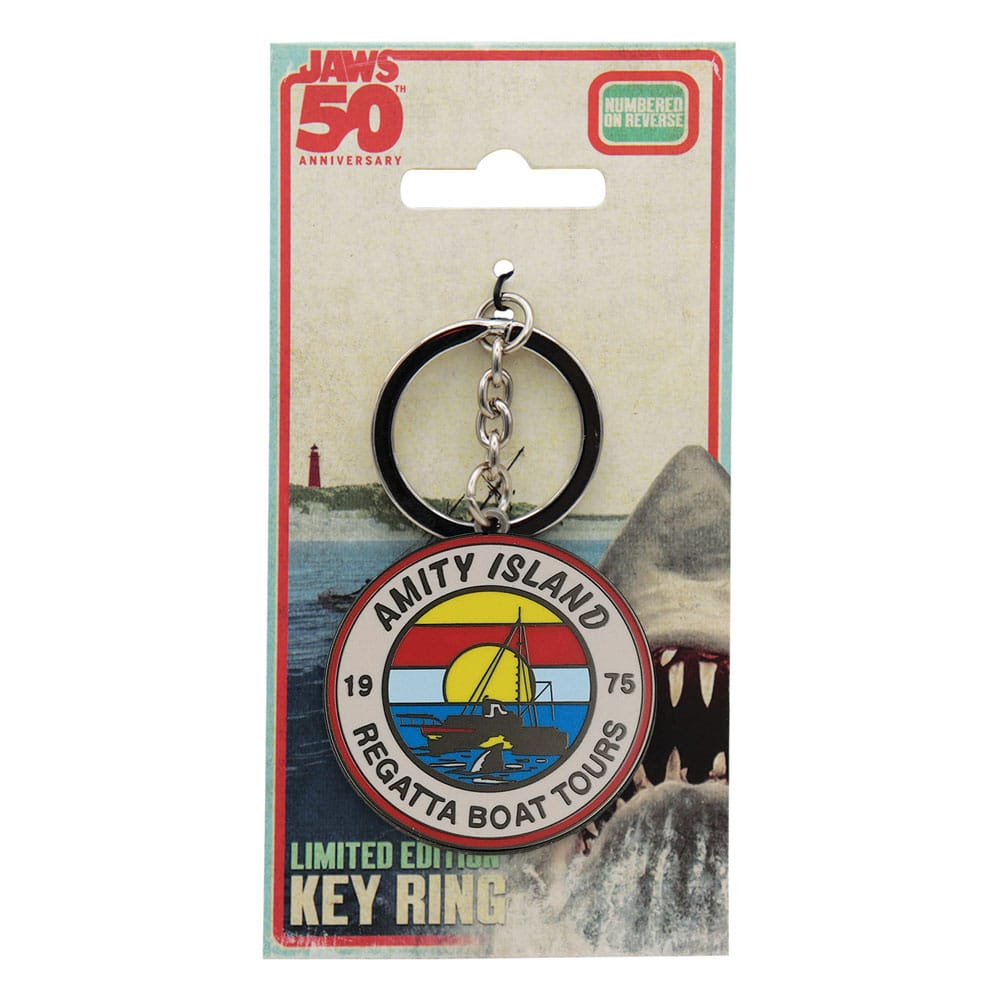 Jaws Schlüsselanhänger 50th Anniversary Regatta Boat Tour Limited Edition - Smalltinytoystore
