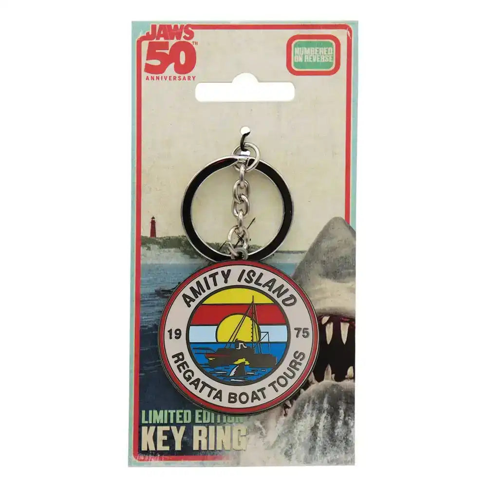 Jaws Schlüsselanhänger 50th Anniversary Regatta Boat Tour Limited Edition - Smalltinytoystore