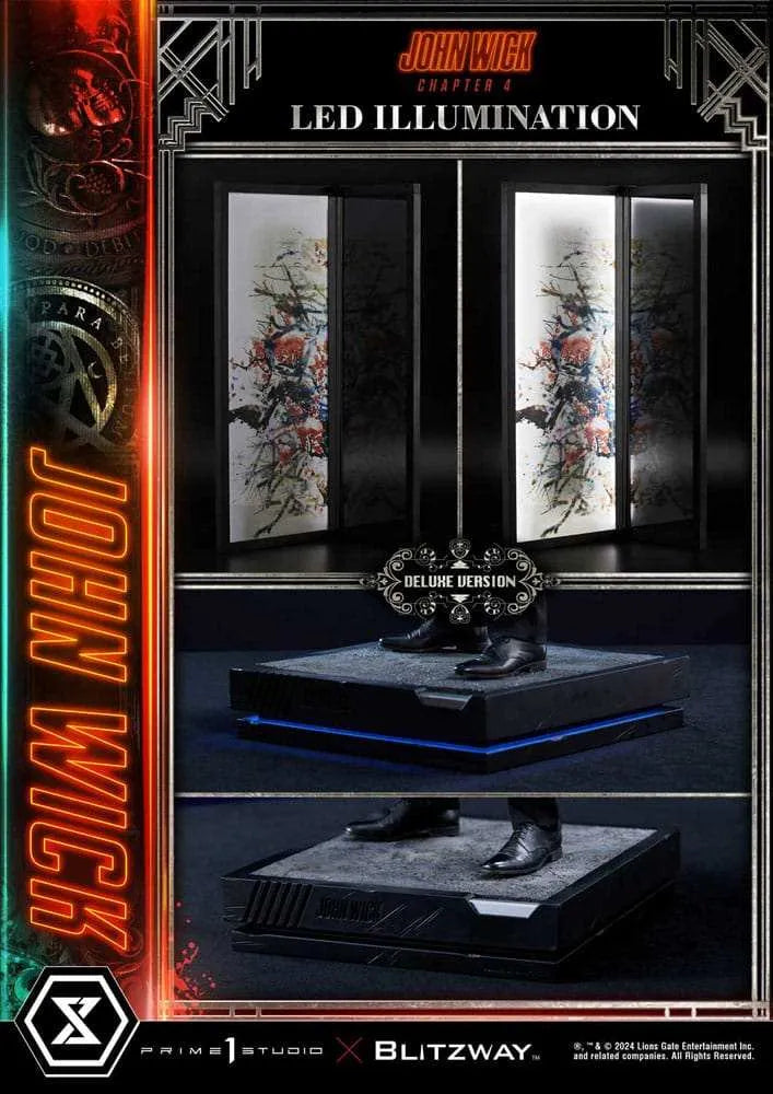John Wick Chapter 4 Ultimate Premium Masterline Series Statue 1/4 John Wick Deluxe Bonus Version 54 cm - Smalltinytoystore
