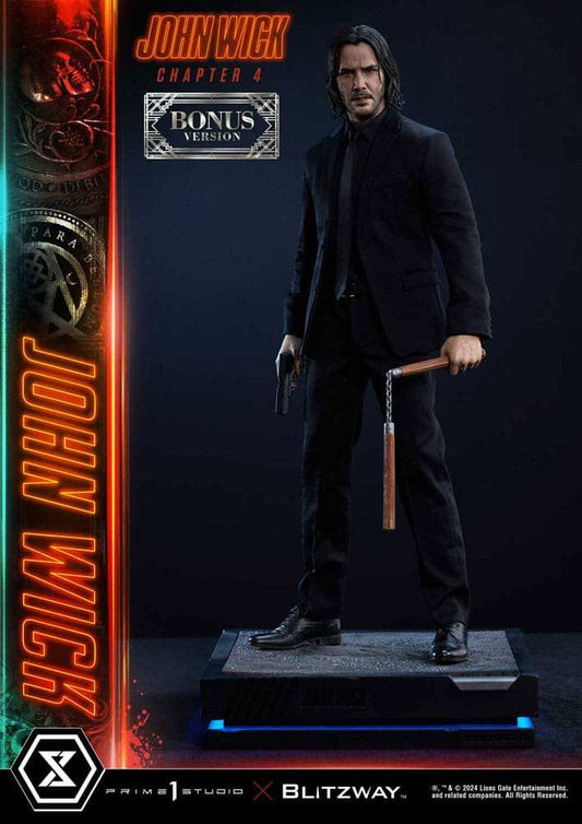 John Wick Chapter 4 Ultimate Premium Masterline Series Statue 1/4 John Wick Deluxe Bonus Version 54 cm - Smalltinytoystore