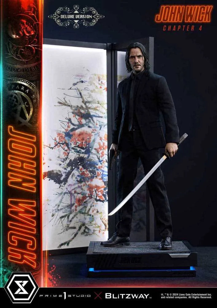 John Wick Chapter 4 Ultimate Premium Masterline Series Statue 1/4 John Wick Deluxe Version 54 cm - Smalltinytoystore