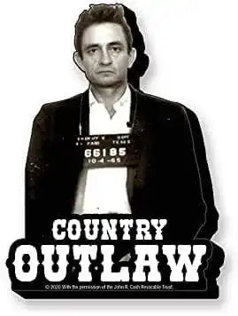 Johnny Cash: Outlaw Funky Chunky Magnet - Smalltinytoystore