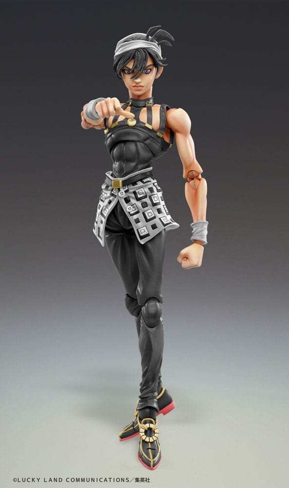 JoJo's Bizarre Adventure Part 5: Golden Wind Actionfigur Chozokado (Narancia Ghirga & As Ver. Black) 15 cm - Smalltinytoystore