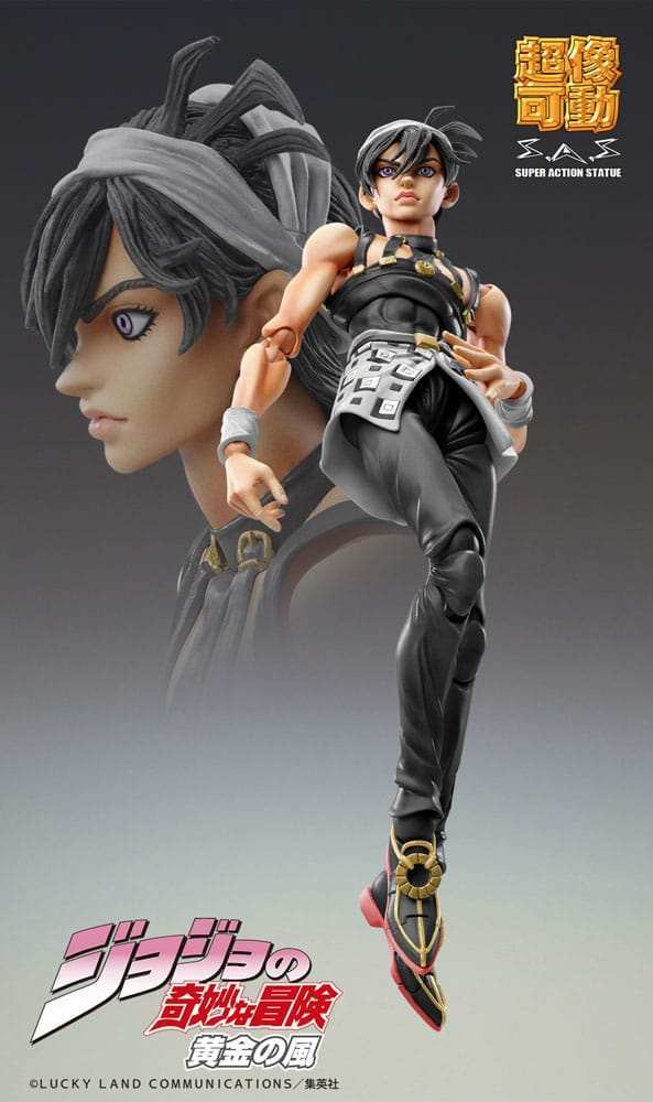 JoJo's Bizarre Adventure Part 5: Golden Wind Actionfigur Chozokado (Narancia Ghirga & As Ver. Black) 15 cm - Smalltinytoystore