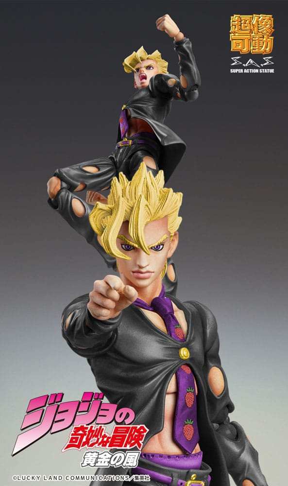 JoJo's Bizarre Adventure Part 5: Golden Wind Actionfigur Chozokado (Pannacotta Fugo Ver. Black) 15 cm - Smalltinytoystore