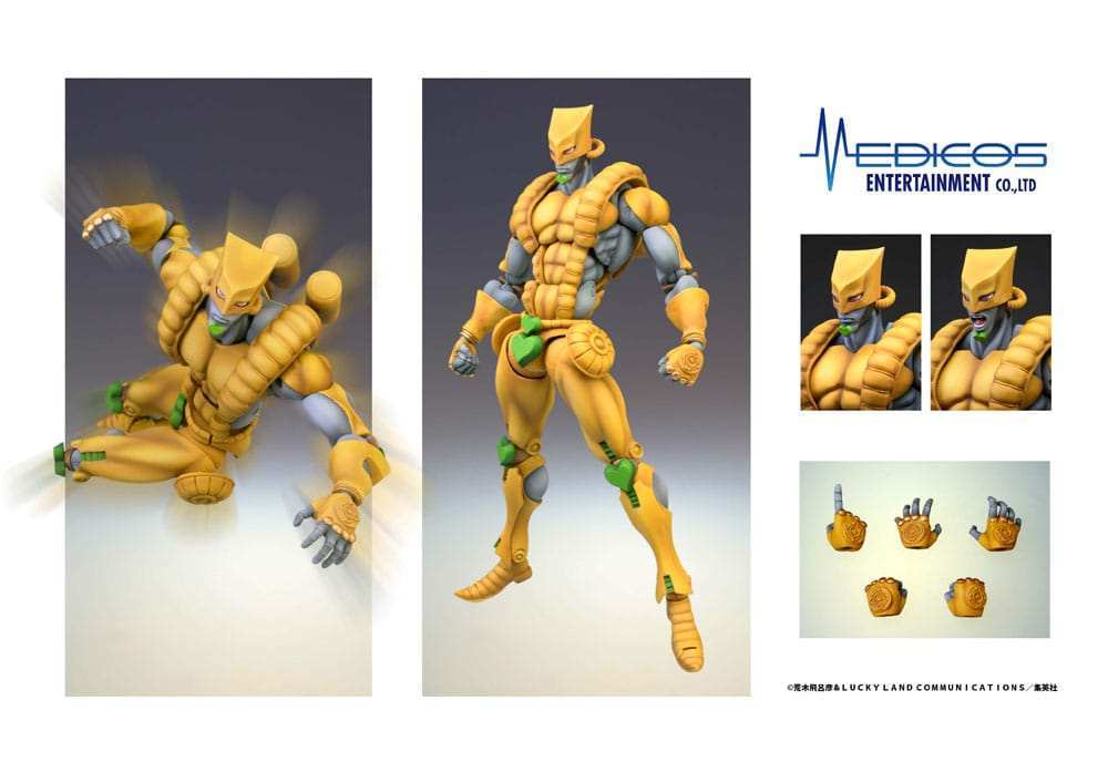 JoJo's Bizarre Adventure Part3 Stardust Crusaders Super Action Actionfigur Chozokado (The World) 16 cm - Smalltinytoystore